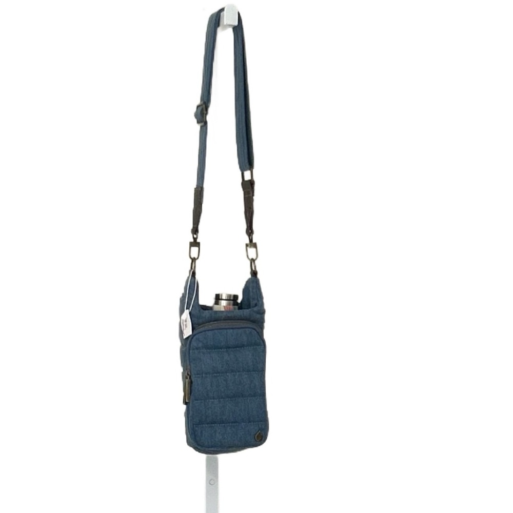 New Stylish Demin Puffer Bottle Bag Crossbody - Picture 13 of 13